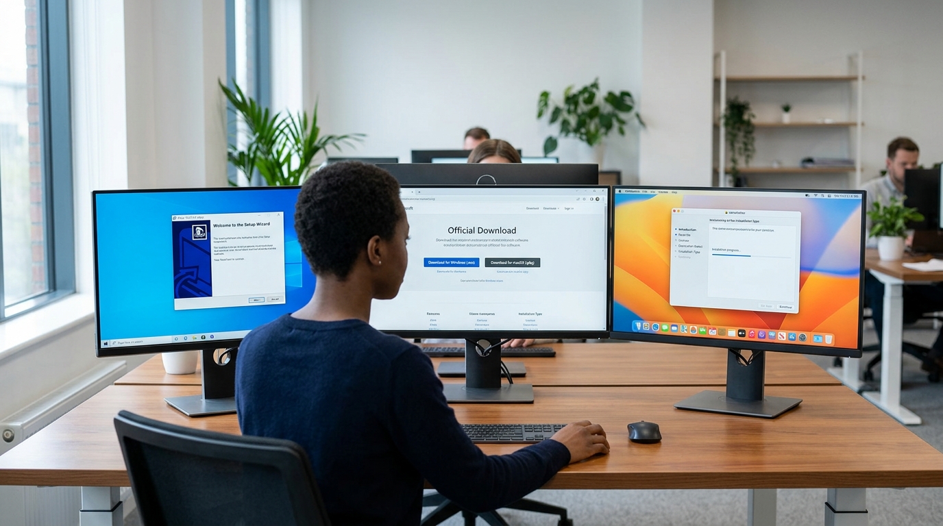Teams下载 Windows Mac 安装包对比