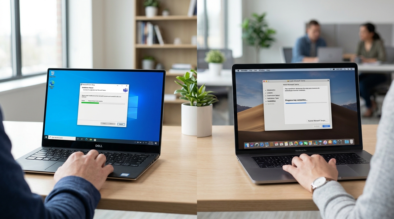 Windows和Mac官方渠道Teams下载安装流程