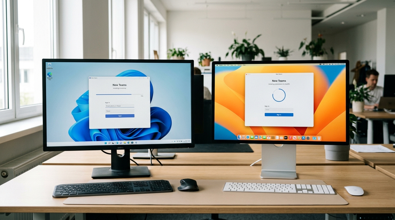 Windows和Mac桌面版Teams下载安装步骤