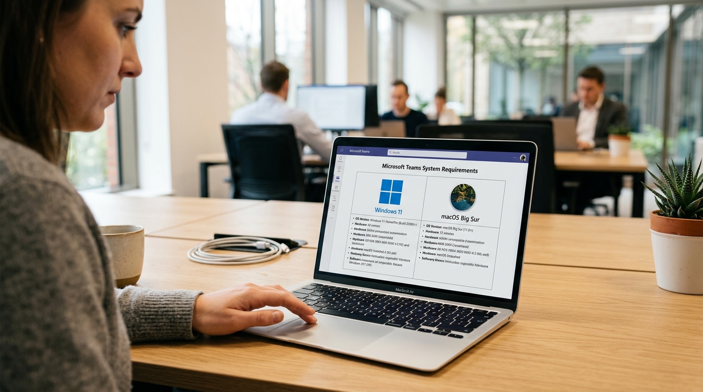 Teams电脑版Windows和macOS系统硬件要求对照